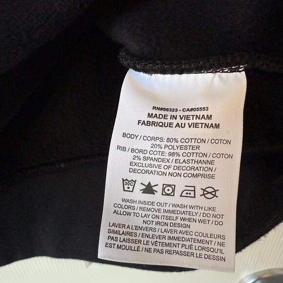 Nike Womens Black Glam Dunk Gold Chain Pullover Sweatshirt Medium - Picture 5 of 6